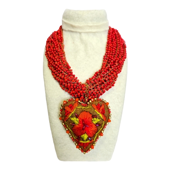 Handmade Mexican Necklace - Picture 4 of 7